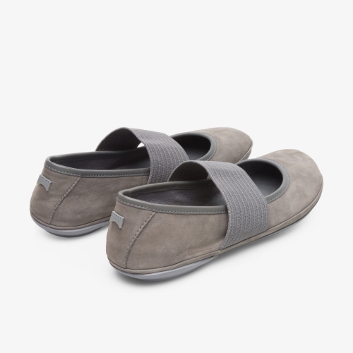 Camper Right Womens Ballerinas US-59346 Grey Sale